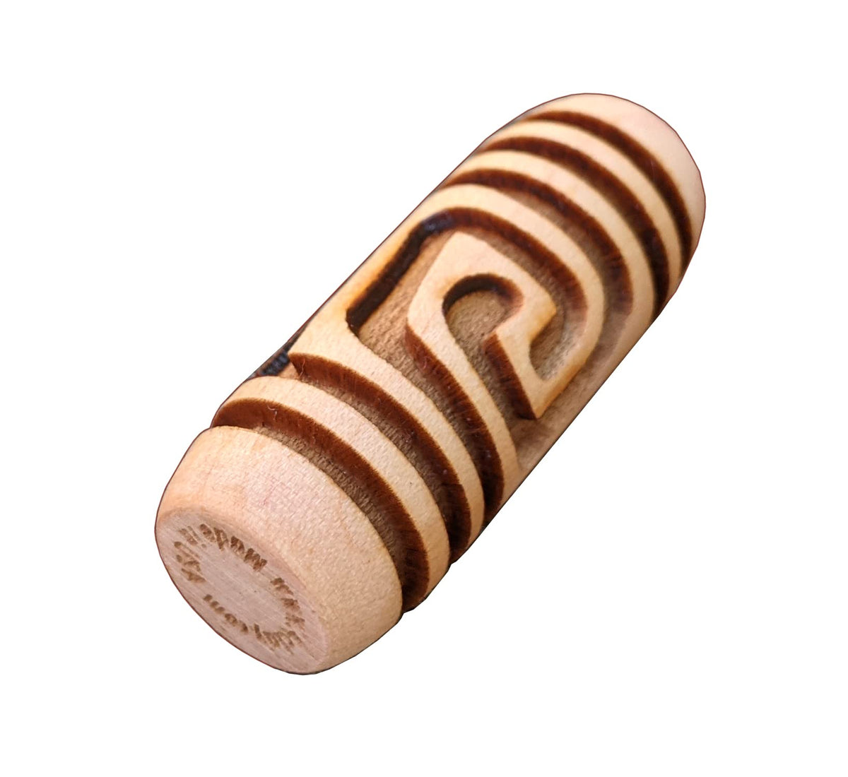 Socwell Llc Pattern Roller For Clay, Ancient Greek 95 Bc, 2 Inch(50Mm) X 3/4 Diameter Size, Made In Usa Of Fine Maple Wood (Sd2