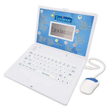 Lexibook Jc598I1_01 Educational And Bilingual Laptop French/English-Toy For Children With 124 Activities To Learn Mathematics, Dactylography, Logic, Clock Reading, Play Games And Music
