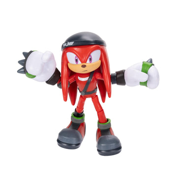 Sonic The Hedgehog Action Figure - 5-inch Knuckles, 13 Articulations, Red, Model 422334, Ages 3+ (Officially Licensed)