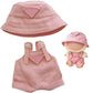 Doll Clothes  Fashion Style Set for 5.91-6.69 Dolls  Unique Style Doll Outfit with Accessories  Pink Overalls & Hat  No Doll