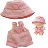 Doll Clothes  Fashion Style Set for 5.91-6.69 Dolls  Unique Style Doll Outfit with Accessories  Pink Overalls & Hat  No Doll