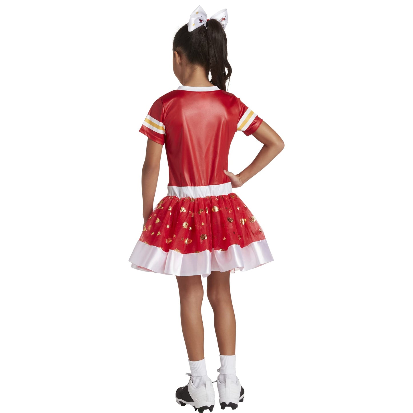 Modern Hero Kansas City Chiefs Girl'S Nfl Mvp Tailgate Tutu Dress Costume, Size Large