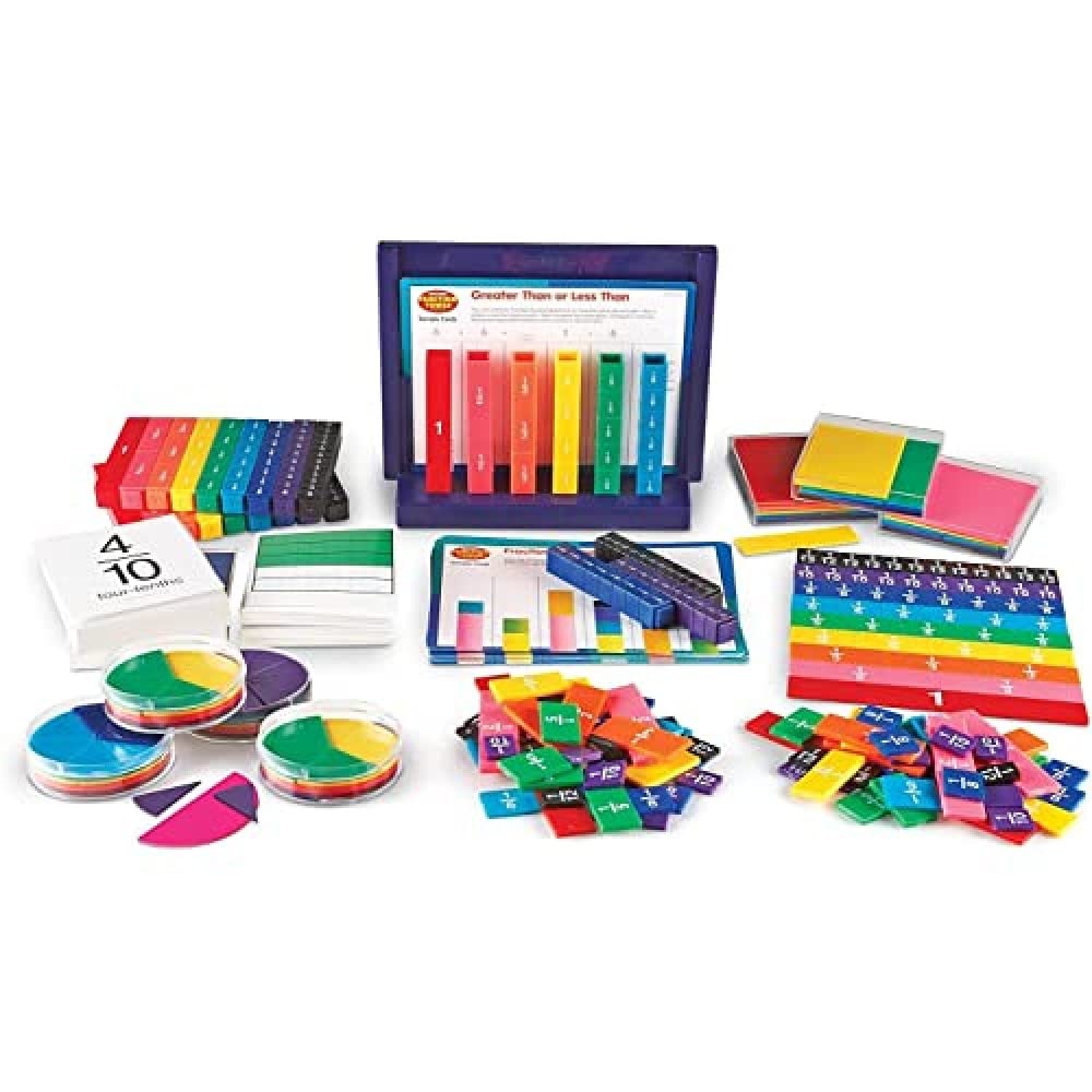 Learning Resources Ler2088 Rainbow Fraction Teaching System Kit