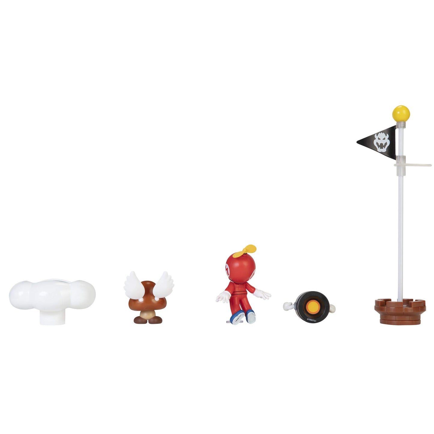 SUPER MARIO Cloud World Diorama Set with 2.5 Propeller Mario Action Figure