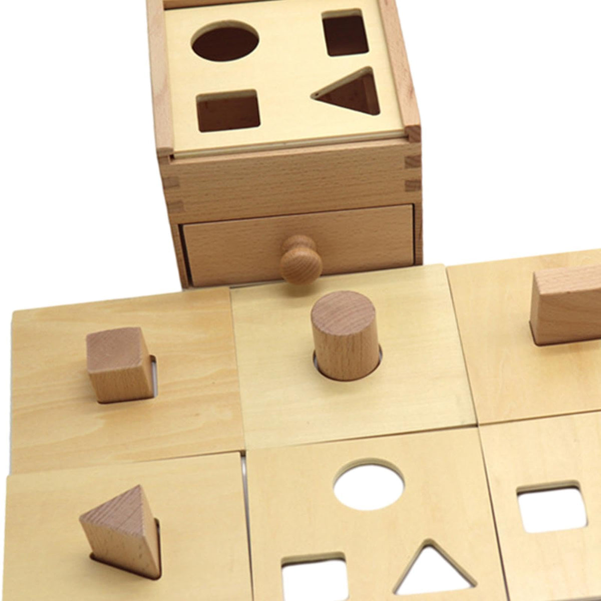 Merishopp Wooden Shape Sorting Cube Montessori Toy For Children Toddlers Birthday Gift| Educational Toys | Stem Toys | Learning 