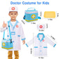 Meland Doctor Kit for Toddlers 3-5, Dentist Play Set with Teeth for Kids Pretend Play Kids Toys Birthday Gift for Toddler Boys A