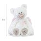 Demdaco Pink Guardian Angel Bear 9.5 Inch Plush Children'S Stuffed Animal Activity Rattle Toy