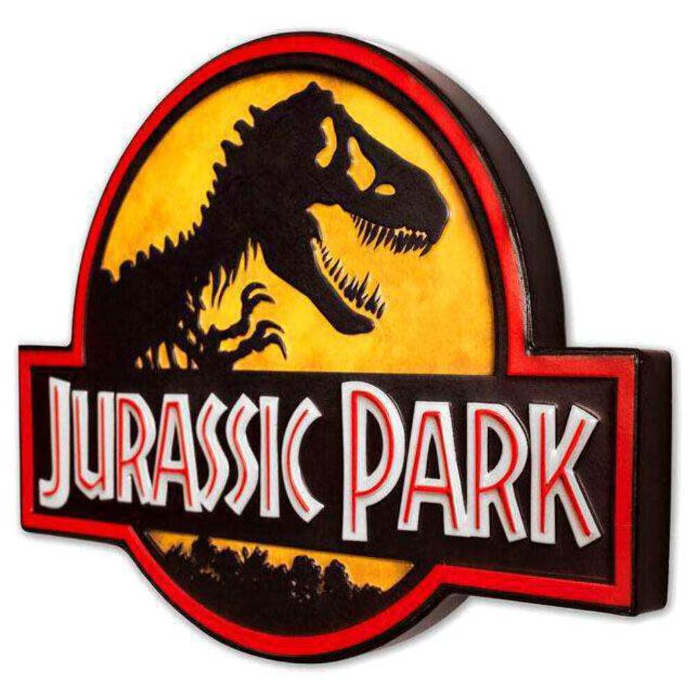 Doctor Collector Jurassic Park Metal Logo Sign/Merch