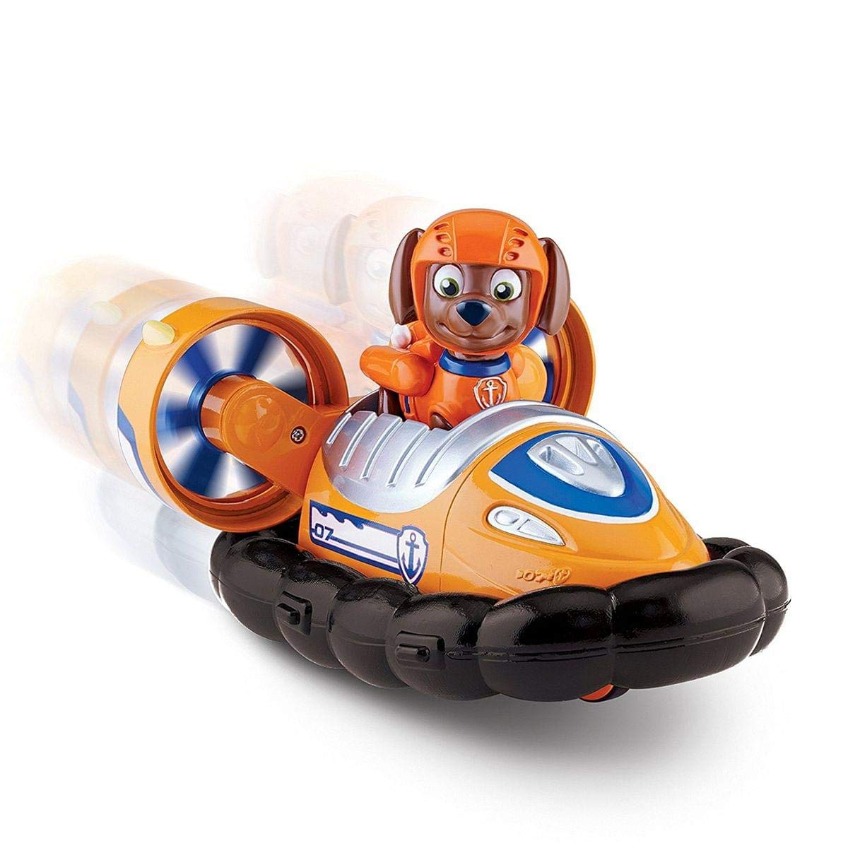 PAW Patrol The Mighty Movie - Hovercraft met Zuma-actiefiguur licht en