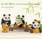 Zemiro Charge Mini Building Blocks 3D Building Toy Panda, Mini Blocks Building Sets, Ideal Gift For Birthdays, Christmas (6 Sets