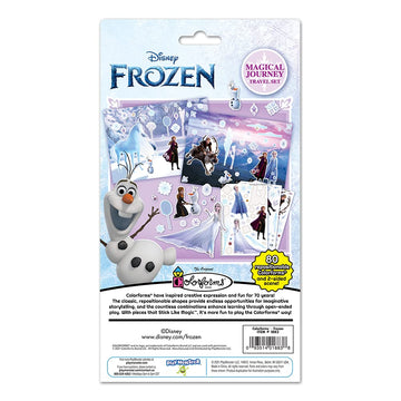 Colorforms Travel Set, Stickers For Kids - Frozen Stickers, Arts And Crafts, Reusable Sticker Book, Kids Stickers, Toddler Craft