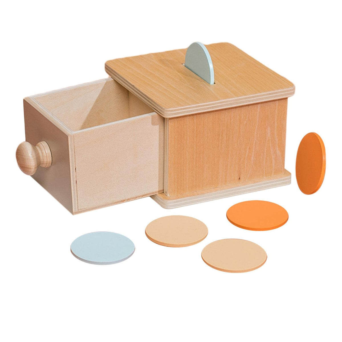 MerishoppWooden Coin Box Early Learning Educational For Kids Children Baby|Toys For Baby|Developmental Baby Toys