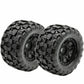 Powerhobby Raptor MX Belted All Terrain Mounted Tires/Wheels 17mm (4) Fits Traxxas Maxx E-Revo Arrma Kraton Outcast