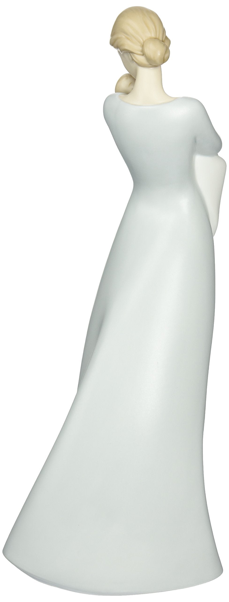 LLADRÓ Mother Figure - A Mother's Embrace, Matte Satin Green Porcelain, Model 1018218