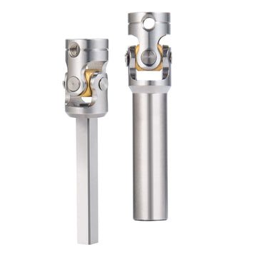 RC-Hub 1Pcs RC Driveshafts Metal Drive Shaft 45-50/47-57/55-67/60-80mm for 1:14 Tamiya Trailer Tractor Truck RC Crawler Car (60-