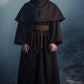 Vzqi Medieval Monk Robe For Kids Renaissance Priest For Boy Halloween Cosplay Costume Cloak S