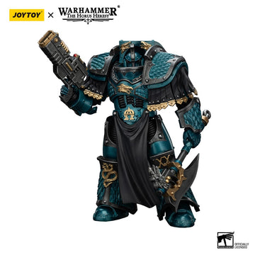 JOYTOY Warhammer The Horus Heresy Alpha Legion Lernaean Terminator with Volkite Charger - 1:18 Scale 5.39in Action Figure Mecha