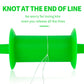 Simxkai Kite String Spool, Kite Reel Winder,Easy-to-Grip Kite Line Handle, 600 feet Twisted Kite Line for Kids & Adults(Green)