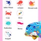 Puzzles For Kids Ages 4-6,8-10 And Adults 108 Pieces Dolphin Shaped Jigsaw Puzzle Educational Toys Gift For Boys Girls Birthday Valentine'S Day Easter Party Favors (Dolphin)