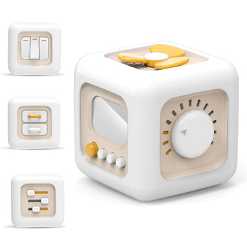 Montessori Toys For 1 Year Old Boy, Busy Cube Toys For Toddler 1-3||Travel Toy For 12-18 Months Baby|Busy Activity Cube For Fine