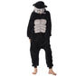 WAFUNNE Animal Onesie Costume for Kids Child Boys Girls Womens Mens Cosplay Halloween Costumes Easter Onesies Black Gorilla L(15-16years)