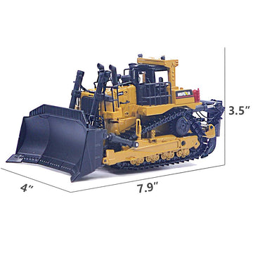 Ailejia 1/50 Scale Diecast Truck Alloy Models Bulldozer Vehicle Construction Vehicle Model Engineering Car Toy boy Gift (Bulldoz