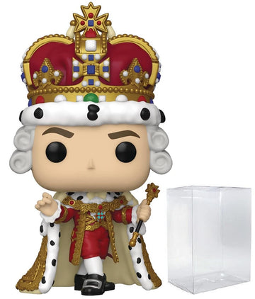 Funko POP Broadway Hamilton King George Vinyl Figure 3.75" Multicolor with Box Protector Case