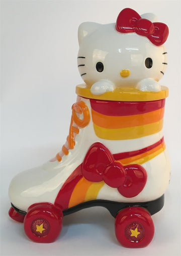 Blue Sky Clayworks Hello Kitty Roller Derby Cookie Jar, 8.25 L x 4.75 W x 10.25 H created