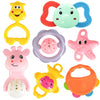 Baybee Baby Rattle Set For Babies | Bpa Free Food Grade Soft Silicone Teething Toys | Colorful Infant Rattles & Chew Toys For Ba