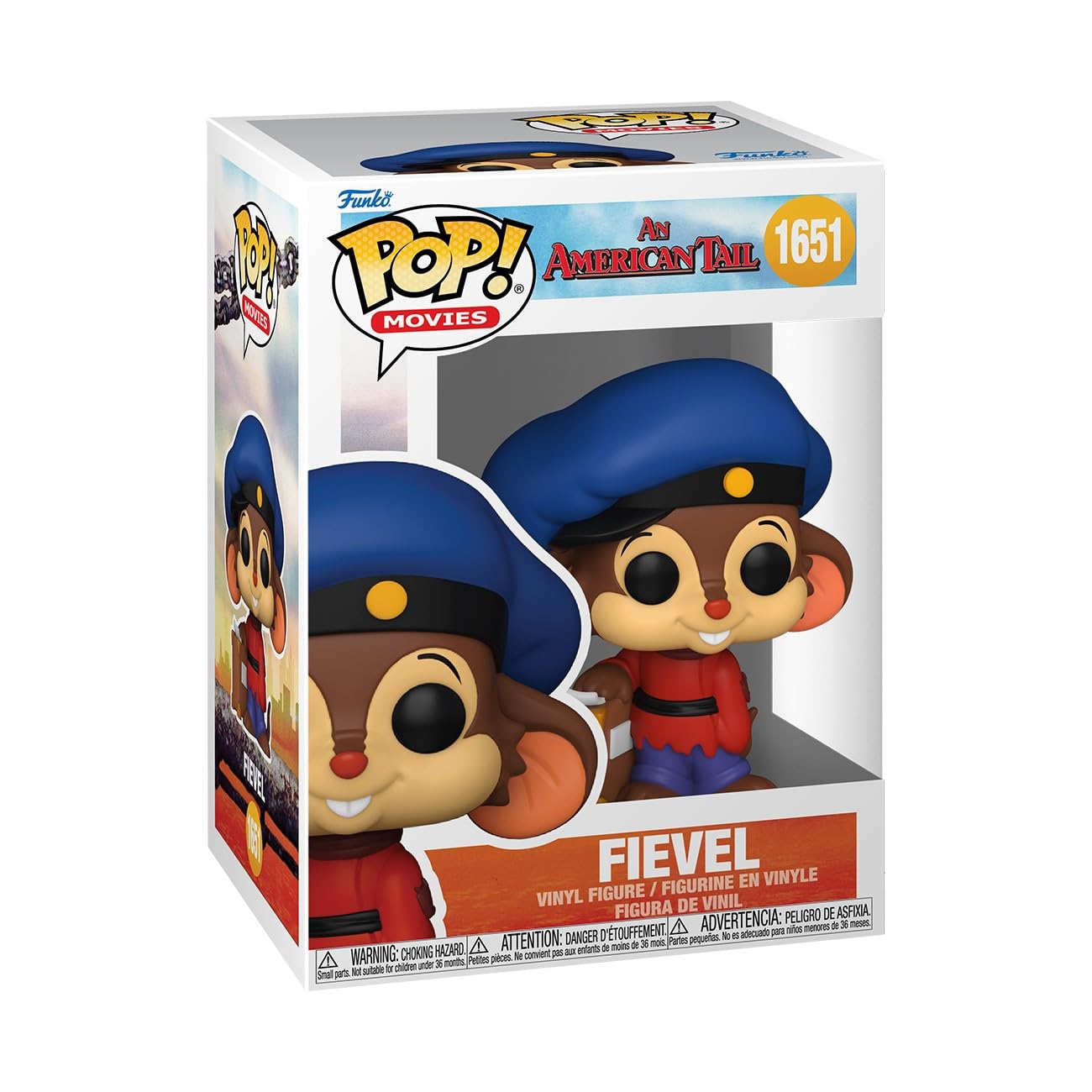 Funko Pop Movies: American Tail - Fievel Mousekewitz - An American Tail - Collectable Vinyl Figure - Gift Idea - Official Merchandise - For Kids & Adults - Movies Fans - Model Figure For Collectors