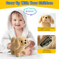 Ksabvaia Plush Golden Retriever Toy Puppy Electronic Interactive Dog - Walking, Barking, Tail Wagging, Stretching Companion Animal For Kids Toddlers