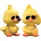Wonuu Cute Yellow Duck Car Ornaments Cool Duck Car Dashboard Decorations Shaking Head Doll