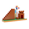 Super Mario Nintendo 2.5' Action Figures Course Complete Playset With Mario Figure, Interactive Stairs, Flagpole, Castle, And Base Platform