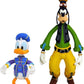 DIAMOND SELECT TOYS Kingdom Hearts 3: Goofy & Donald Action Figure 2 Pack  Multicolor