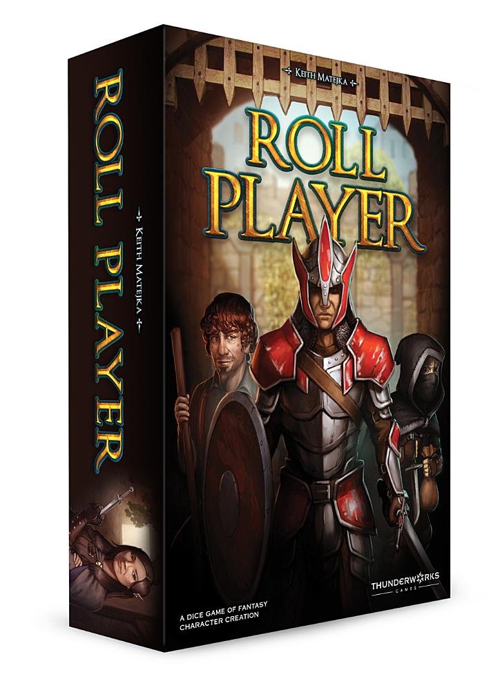 Thunderworks Games: Roll Player Board Game | A Dice Game of Fantasy Character Creation | Ages 10+ | Competitive Strategy | Family Game for 1-4 Players | 60-90 Minutes