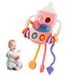 Igolfluck Montessori Toys For 1 Year Old, Sensory Toys For Toddlers 1-3, Food Grade Silicone Pull String Activity Toy, Travel To