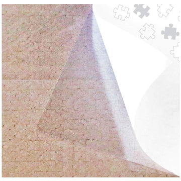 Preserve 5 X 1000 Piece Puzzle Clear Glue Sheets Adhesive Saver Peel and Stick Extra Large Thick No Mess with Hanging Tabs for P