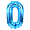 Toniful 40 Inch Blue Large Numbers Balloon 0-9 Birthday Party Decorations,Foil Mylar Big Number 0 Balloon Digital 0 For Birthday