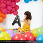 Personalized Name Happy Birthday Balloons Letters Kit, Diy Custom Name Birthday Banner, 2 Sets A- Z & 0-9 16'' Letters And Numbe