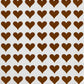 1/2 Inch (0.50) Heart Sticker Bulk Labels Sheets Diy Scrapbooking Stickers For Valentine'S Day, Stationery, Arts & Crafts 13Mm, 7560-Pack (Brown) By Royal Green
