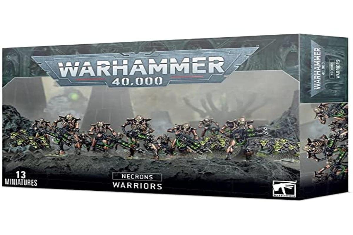 Games Workshop Warhammer 40K - Necron Warriors, Black