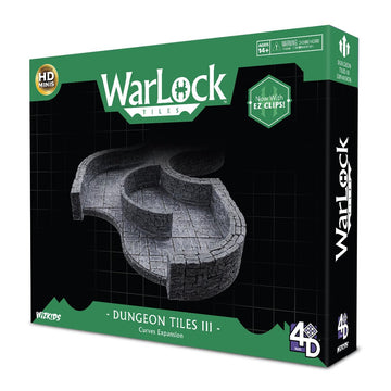 Wizkids Warlock Tiles: Expansion – Dungeon Tile Iii Curves