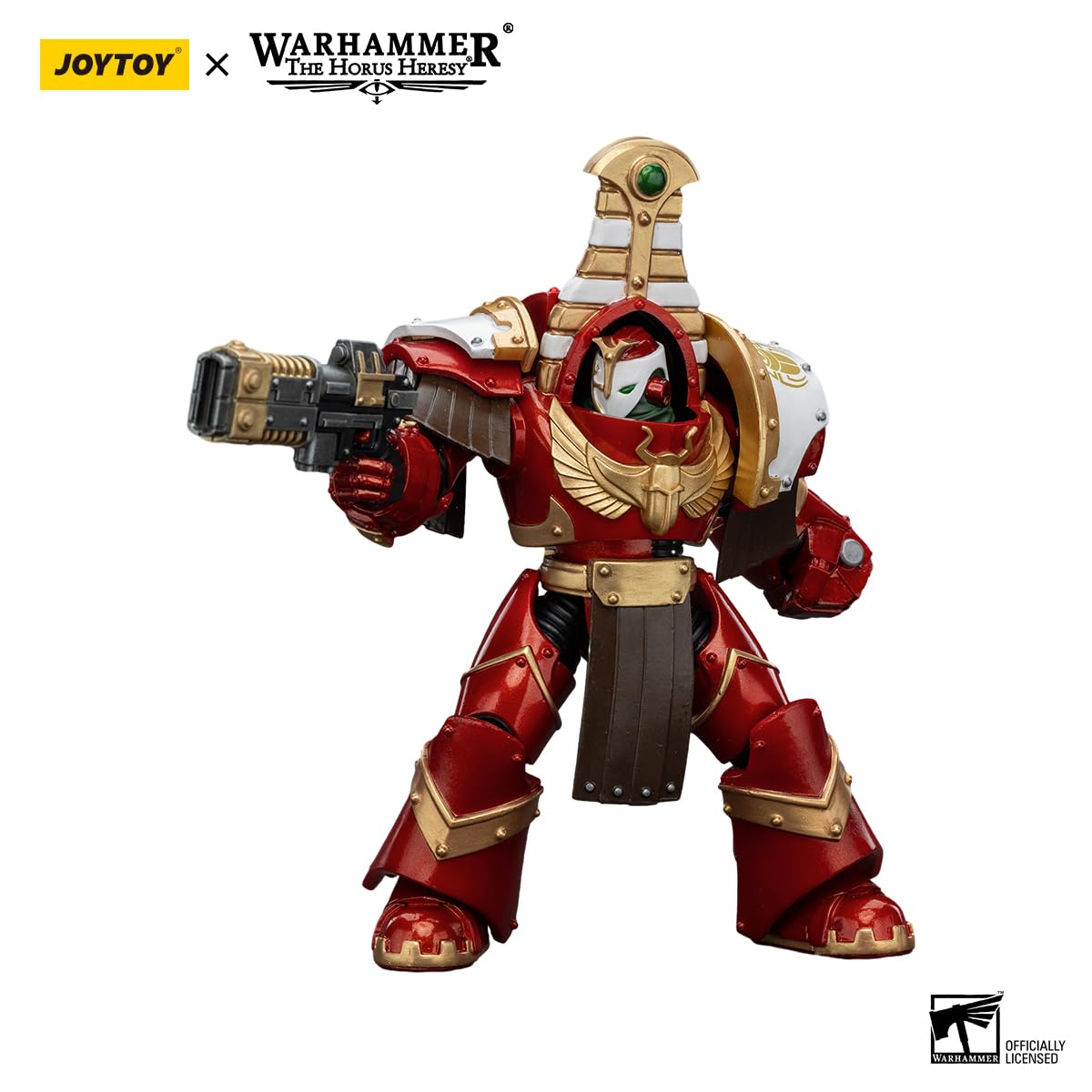 JOYTOY Warhammer 40K Thousand sons 5.35in Sekhmet Terminator Cabal Sekhmet Volkite Charger and Power Fist 1:18 Scale Action Figu