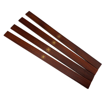 Polars Design Set Of 4 Wooden Mahjong Tile Pushers For Playing Game