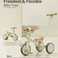 Lol-Fun Tricycle For Toddlers 1-3 Baby Balance Bike 1 2 Year Old Boys Girls Ride On Toy With Parent Steering Push Handle & Removable Pedal