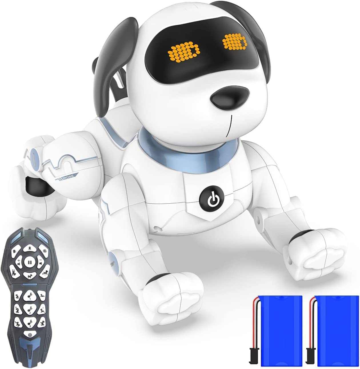 Okk Robot Dog For Kids, Remote Control Programmable Robot Toy Dog, Smart Dancing Walking Puppy, Interactive Voice Control Toys,