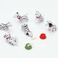 Onest 9 Pieces Mini Dog Figurines Playset Hand Painted Tiny Dogs Realistic Detailed Plastic Puppy Figures Toys Small Dog Figurin