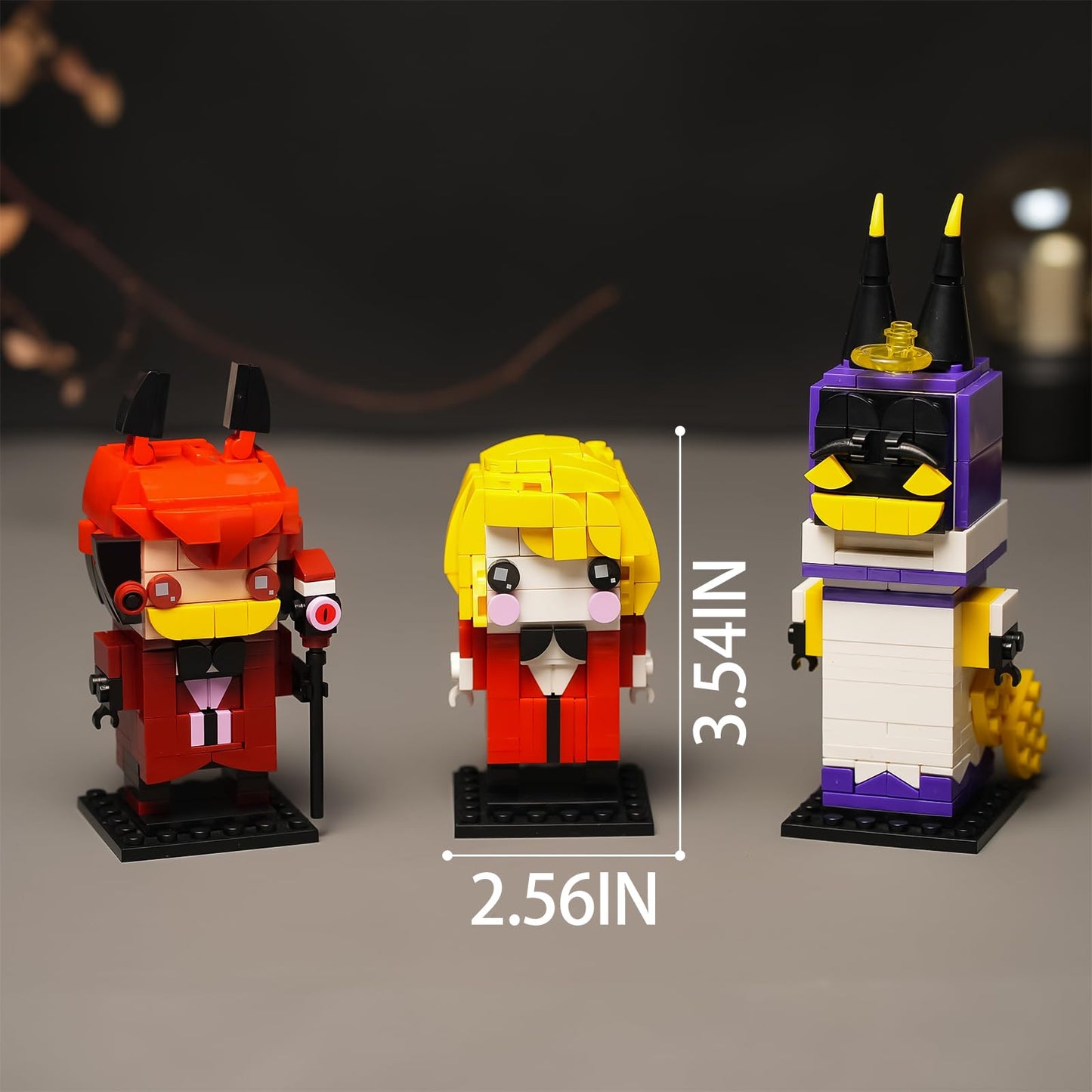 Onederbkk Christmas Horror Figure Building Kit Compatible With Lego For Adults,Hazbin Adam Figure Toys For Girls And Boys 8-14 Y
