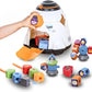 Rahasya Enterprise Montessori Spaceship Toy For Toddlers  Fine Motor Skills, Sorting, Stacking & Building Blocks, Lacing Beads 