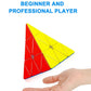 Cfmour Pyramid Speed Cube - Moyu Meilong 3X3X3, Stickerless Triangle Magic Cubes - Fast Smooth Turning Vivid Colour Puzzle Game Brain Toy For Kids And Adult